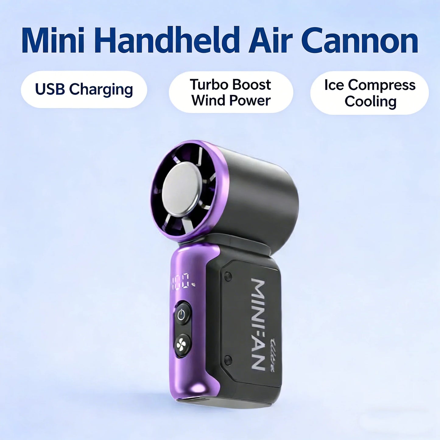 Portable Cooling Fan Mini Handheld Ultra Silent Fans USB Rechargeable 199 Adjustable Summer Travel Fans Outdoor Office Desktop
