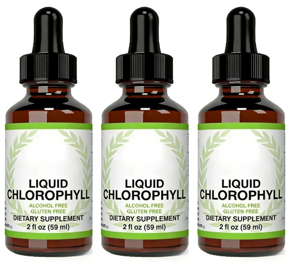 Liquid Chlorophyll Drops - Internal Deodorizer, Liver Detox, Immune Support, Promote Collagen for Hair & Skin, Stop Bad Breath